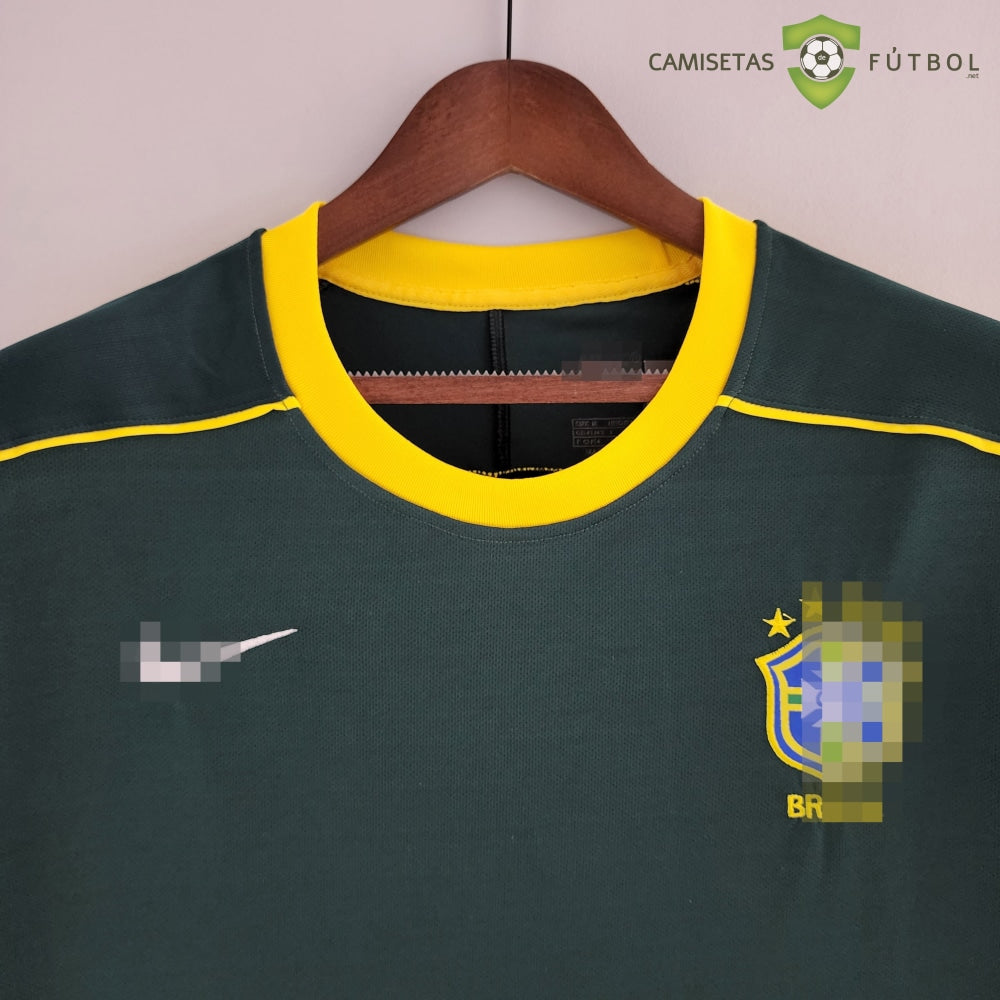 Camiseta Brasil 98-99 Portero 1 (Versión Retro) Sin Personalización