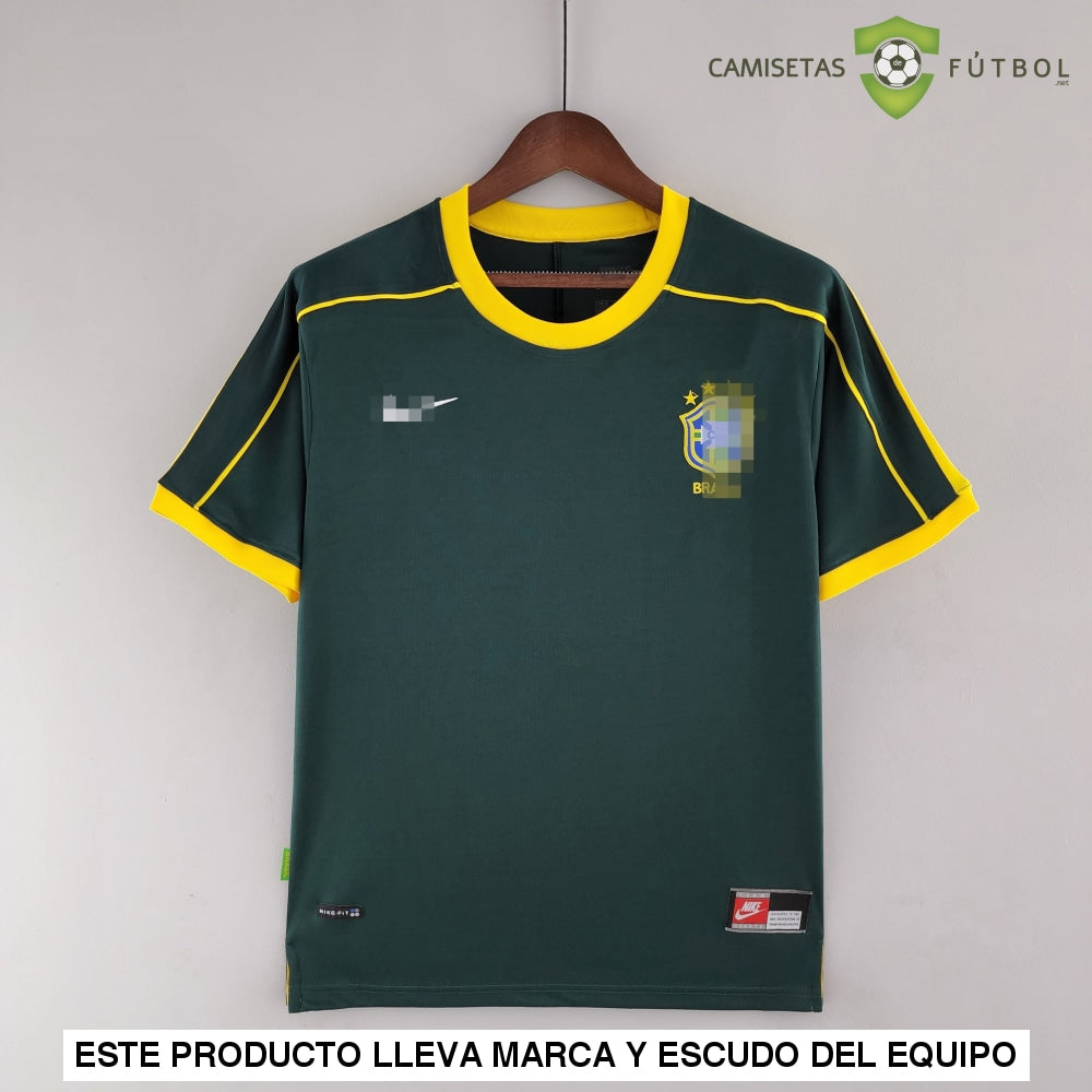 Camiseta Brasil 98-99 Portero 1 (Versión Retro) Sin Personalización