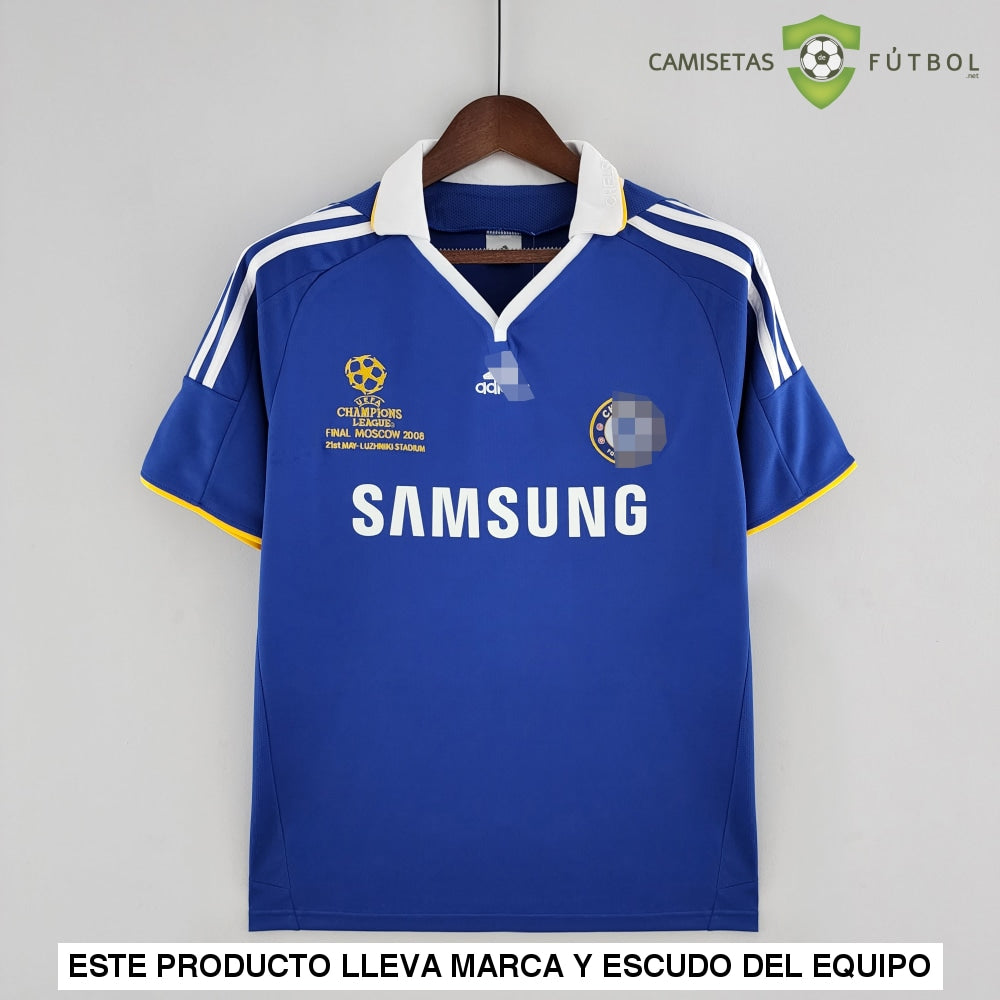 Camiseta Chelsea 08-09 Local (Versión Retro) Sin Personalización