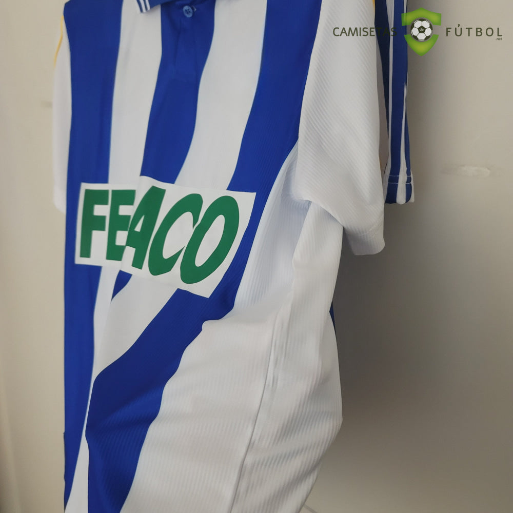 Camiseta Deportivo La Coruña 99-00 Local (Versión Retro) De Futbol