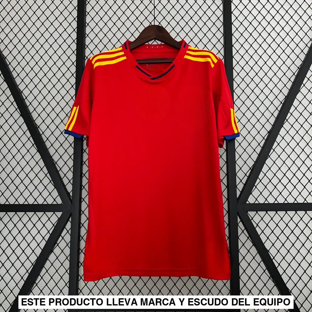 Camiseta España 2010 Local (Versión Retro) Camiseta Fan