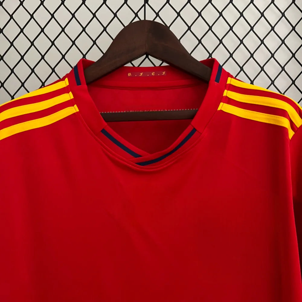 Camiseta España 2010 Local (Versión Retro) Camiseta Fan