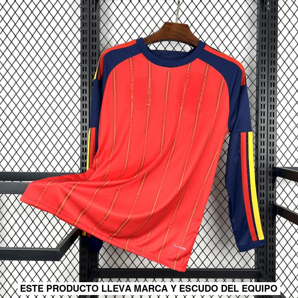 Camiseta España 25-26 Local Manga Larga FIFA 2026 Camiseta Fan