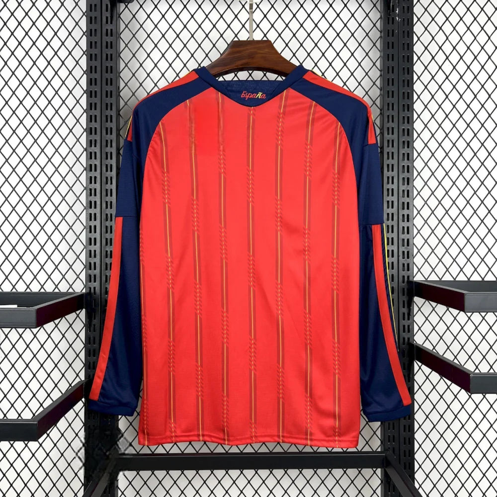 Camiseta España 25-26 Local Manga Larga FIFA 2026 Camiseta Fan