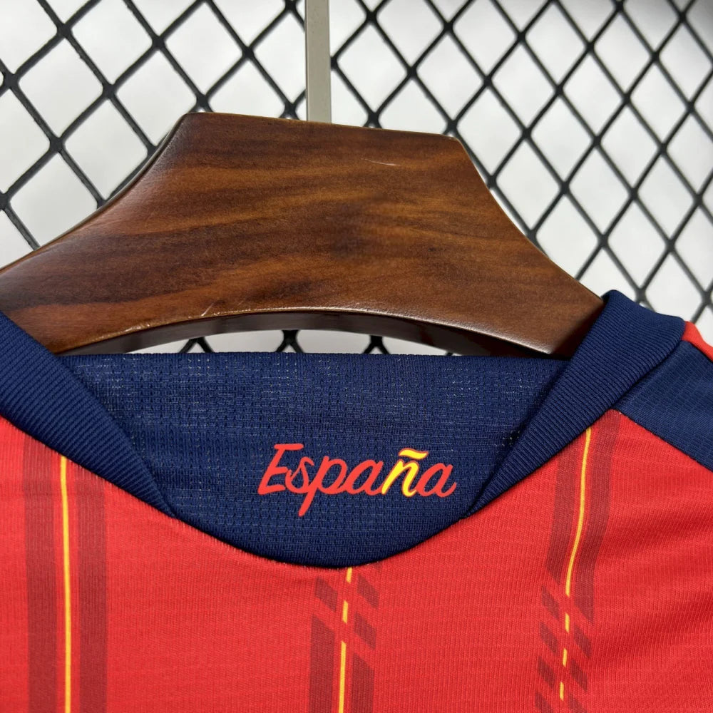 Camiseta España 25-26 Local Manga Larga FIFA 2026 Camiseta Fan