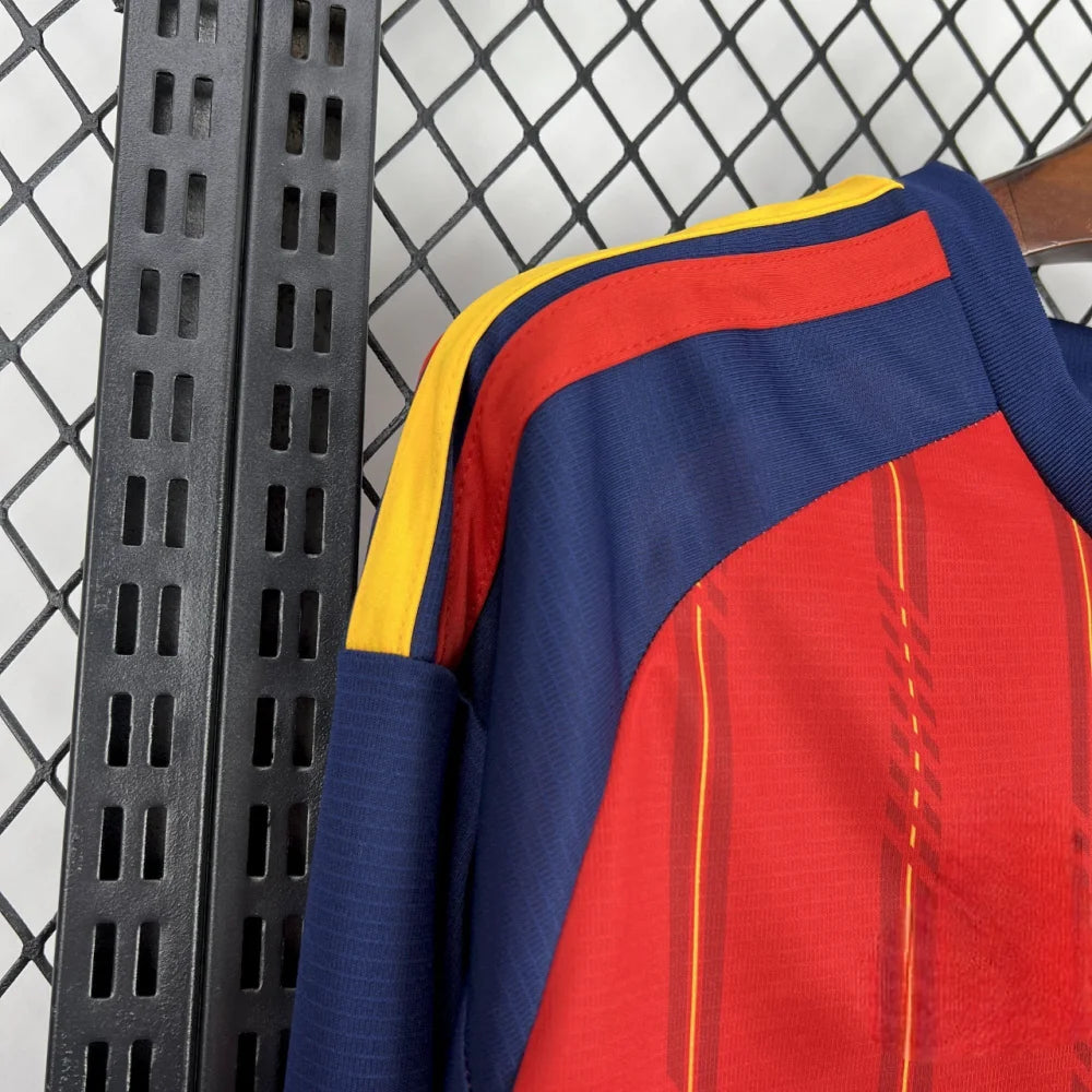 Camiseta España 25-26 Local Manga Larga FIFA 2026 Camiseta Fan