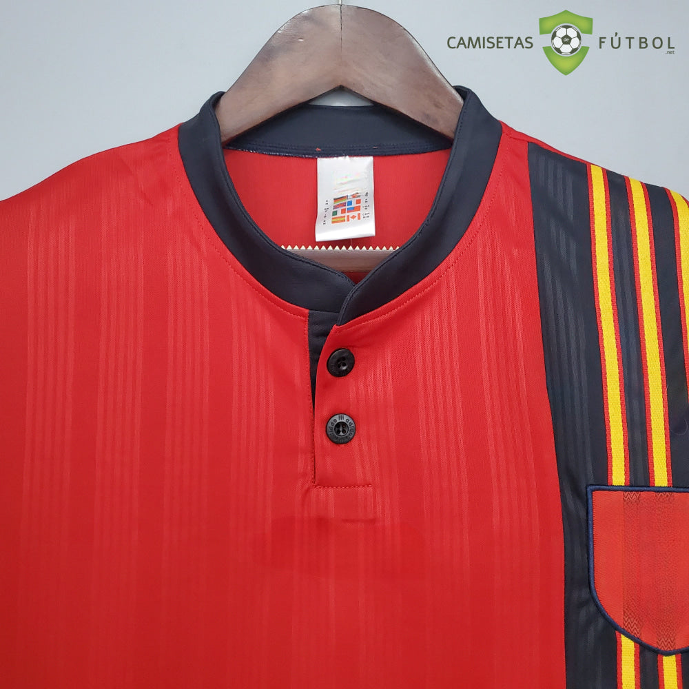 Camiseta España 96-97 Local (Versión Retro) De Futbol