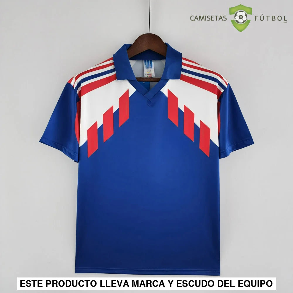 Camiseta Francia 88-90 Local (Versión Retro) De Futbol