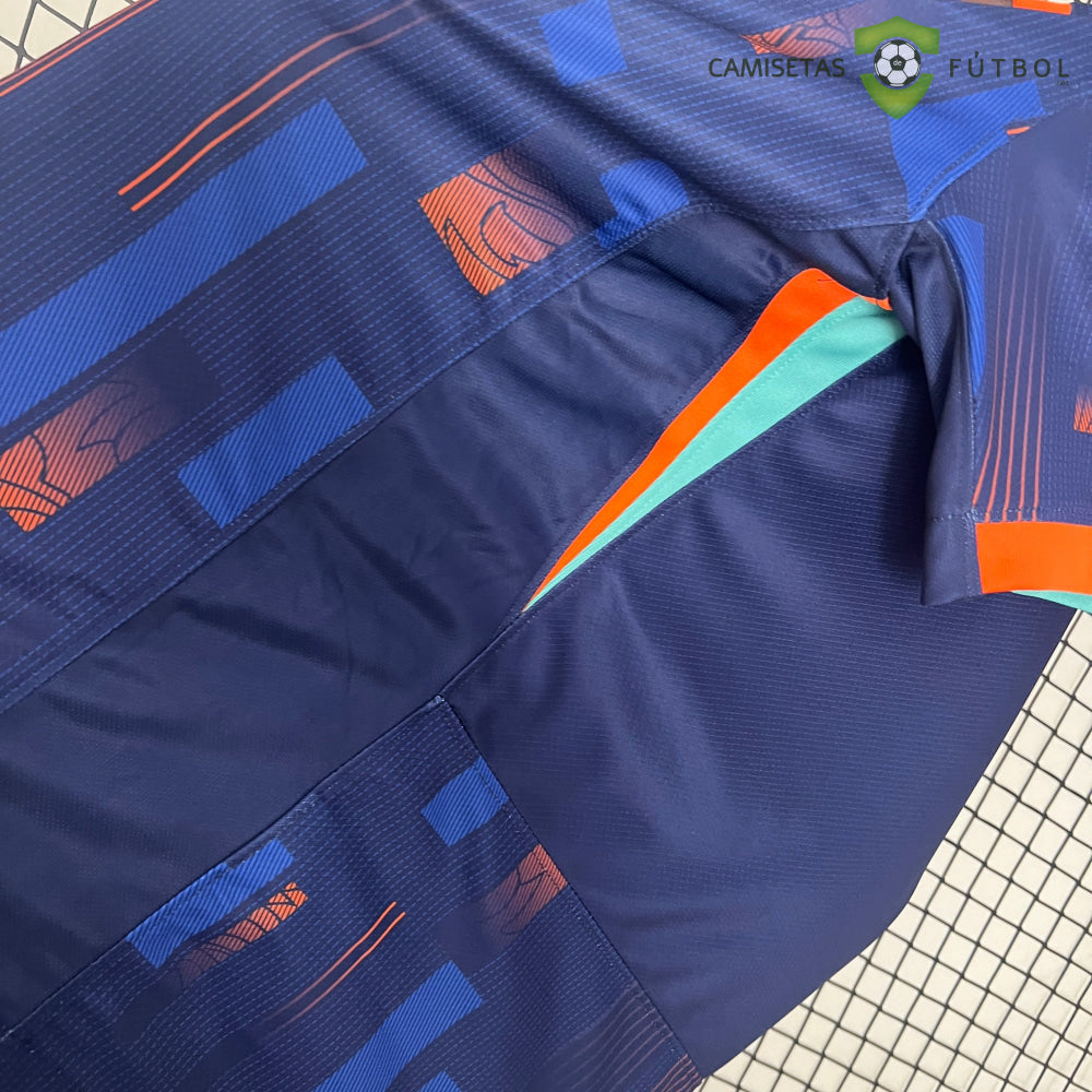 Camiseta Holanda 24-25 Visitante Uefa Euro 2024 De Futbol