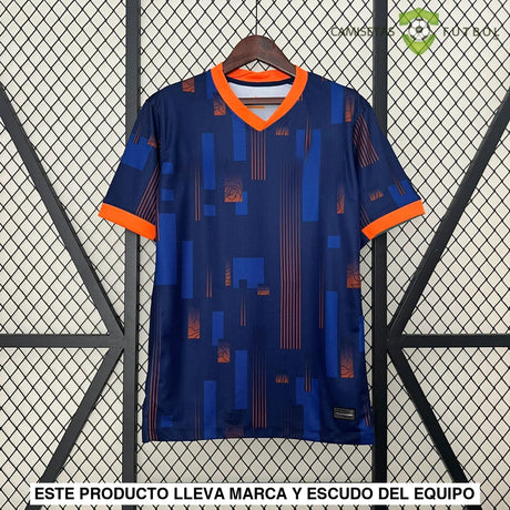 Camiseta Holanda 24-25 Visitante Uefa Euro 2024 De Futbol