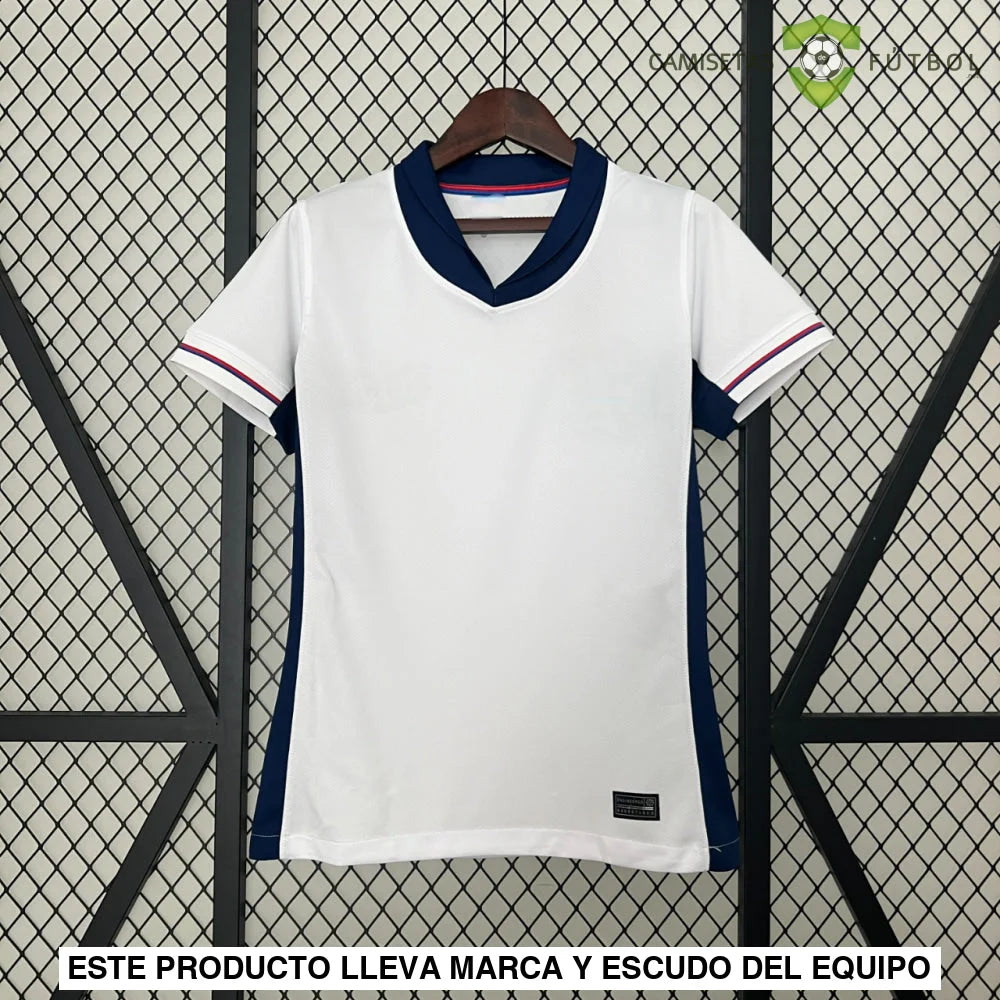 Camiseta Inglaterra 24-25 Local Uefa Euro 2024 Femenina De Futbol