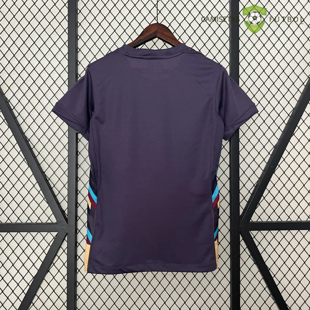 Camiseta Inglaterra 24-25 Local Uefa Euro 2024 Femenina De Futbol