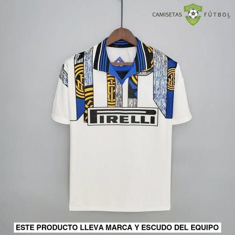 Camiseta Inter De Milan 95 - 96 Visitante (Versión Retro) Futbol