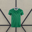 Camiseta Irak 26-27 visitante Mundial 2026 vista frontal en verde con patrón geométrico tonal