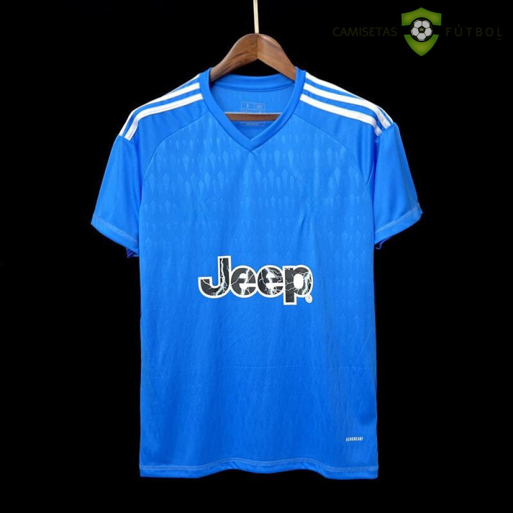 Camiseta Juventus 23-24 Portero Azul Personalizado