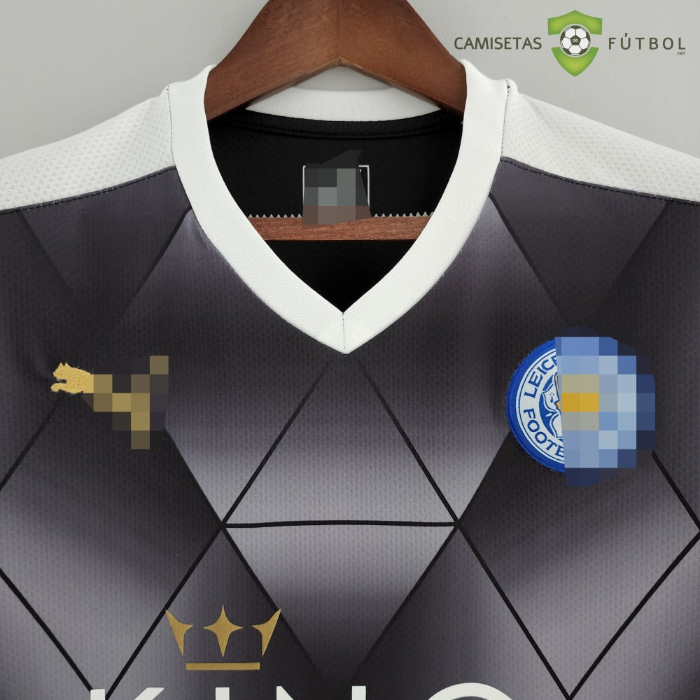 Camiseta Leicester City 15-16 Visitante (Versión Retro) Sin Personalización