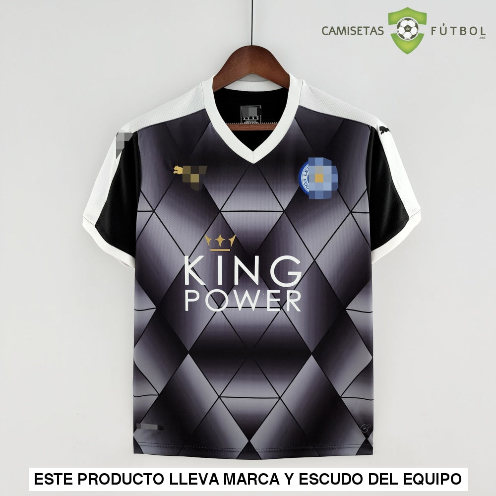 Camiseta Leicester City 15-16 Visitante (Versión Retro) Sin Personalización