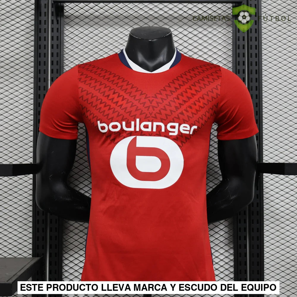 Maglia Lille 24-25 Home (versione Player) da calcio
