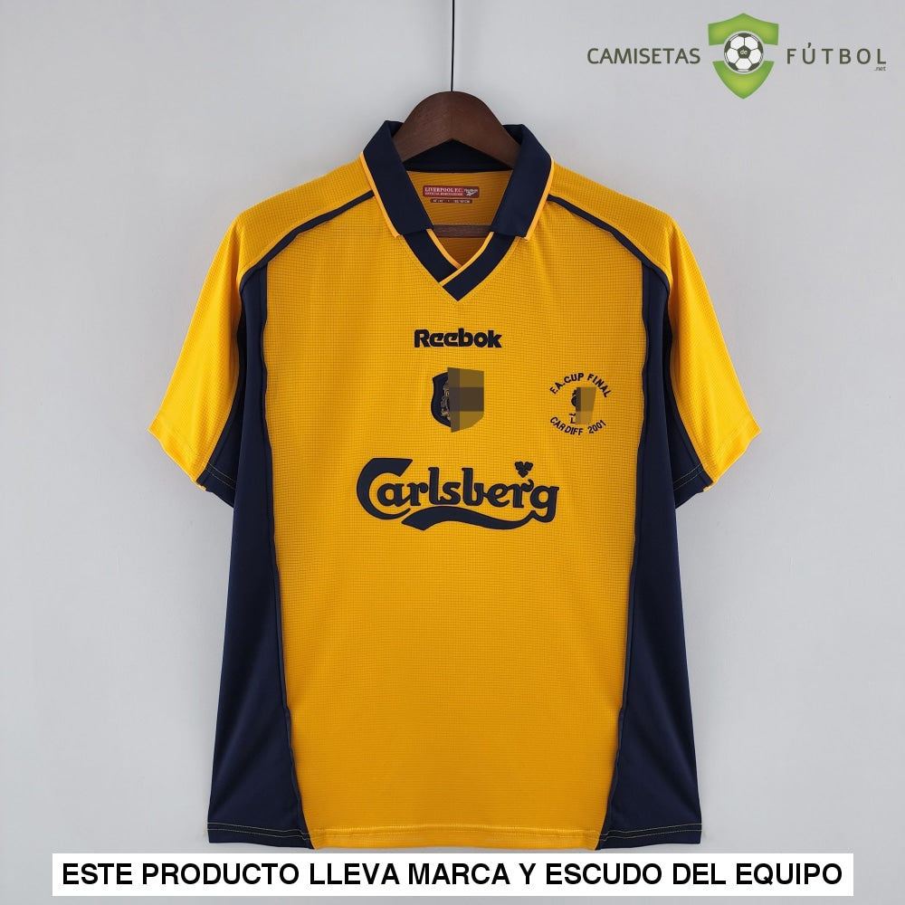 Camiseta Liverpool 00-01 Visitante (Versión Retro) Sin Personalización