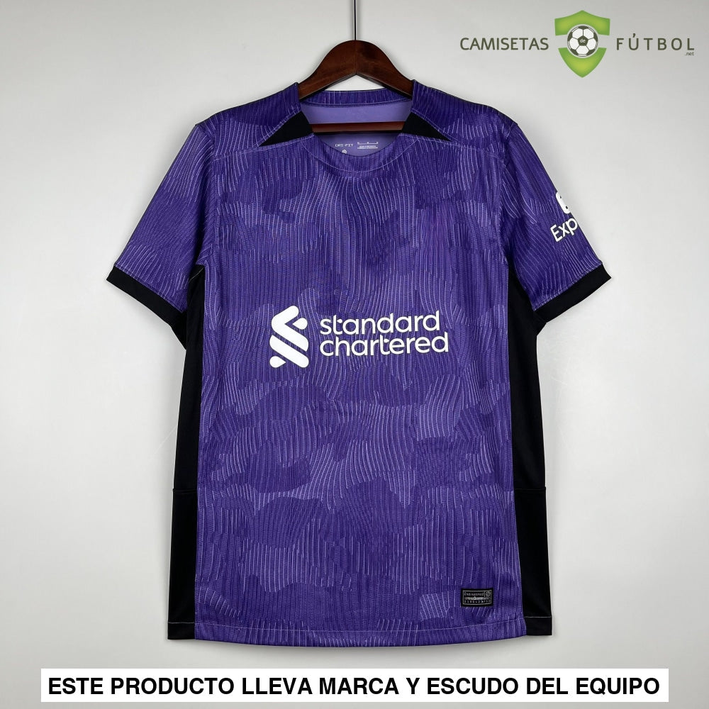 Camiseta Liverpool 23-24 3ª Equipación Parche Especial