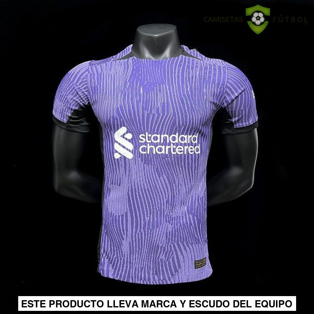 Camiseta Liverpool 23-24 3ª Equipación (Player Version) Parche Especial