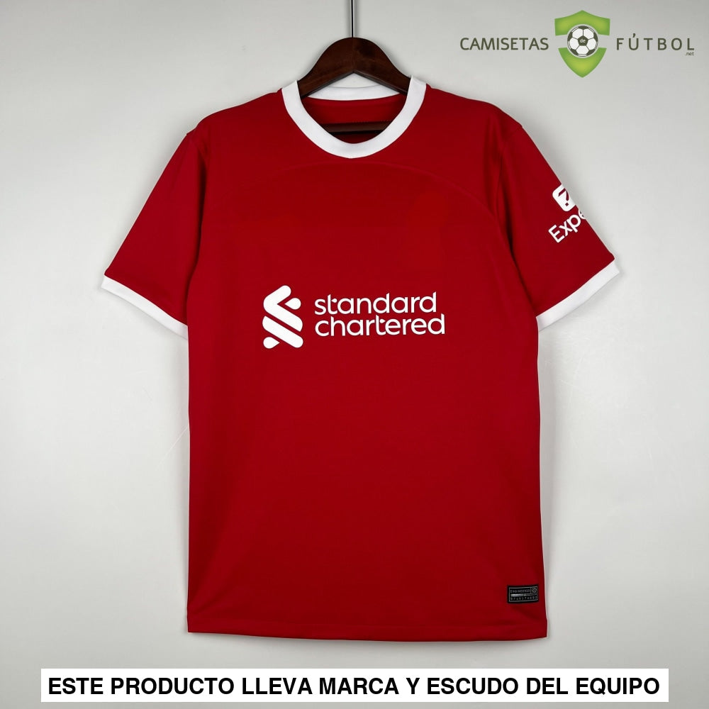 Camiseta Liverpool 23-24 Local Parche Especial