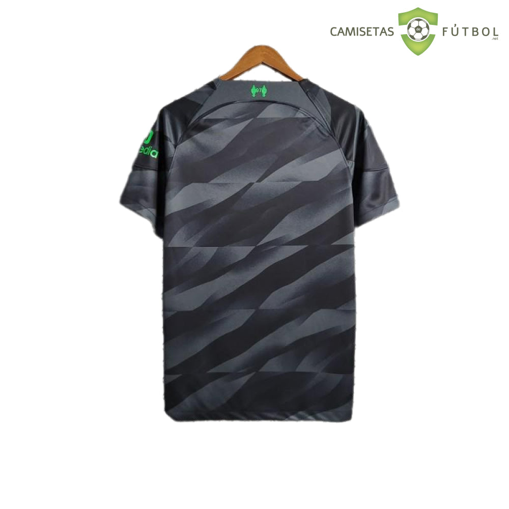 Camiseta Liverpool 23 - 24 Portero Negro De Futbol