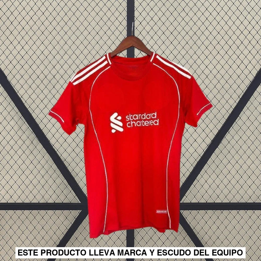 Camiseta Liverpool 25 26 Local Camiseta Fan