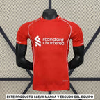 Camiseta Liverpool 25 26 Local (Player Version) Camiseta Player