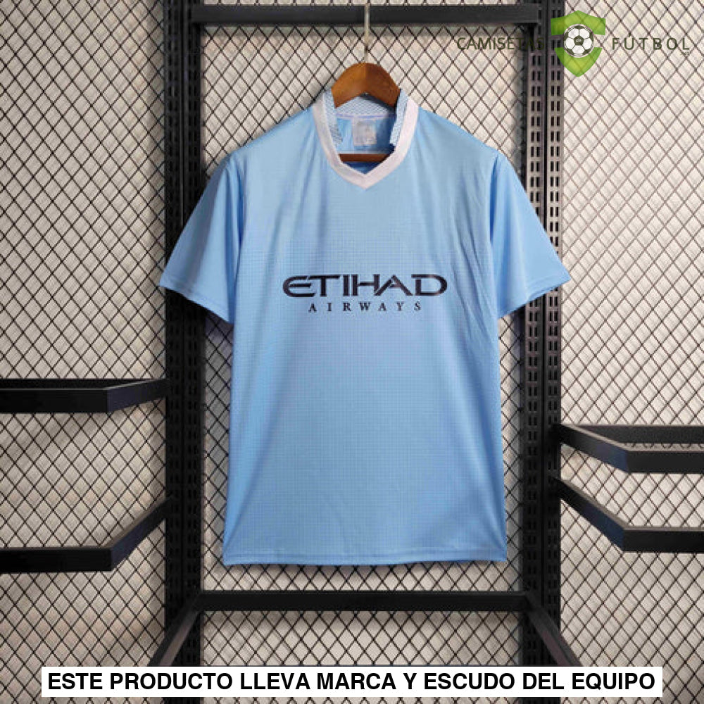 Camiseta Manchester City 11-12 Local (Versión Retro) De Futbol