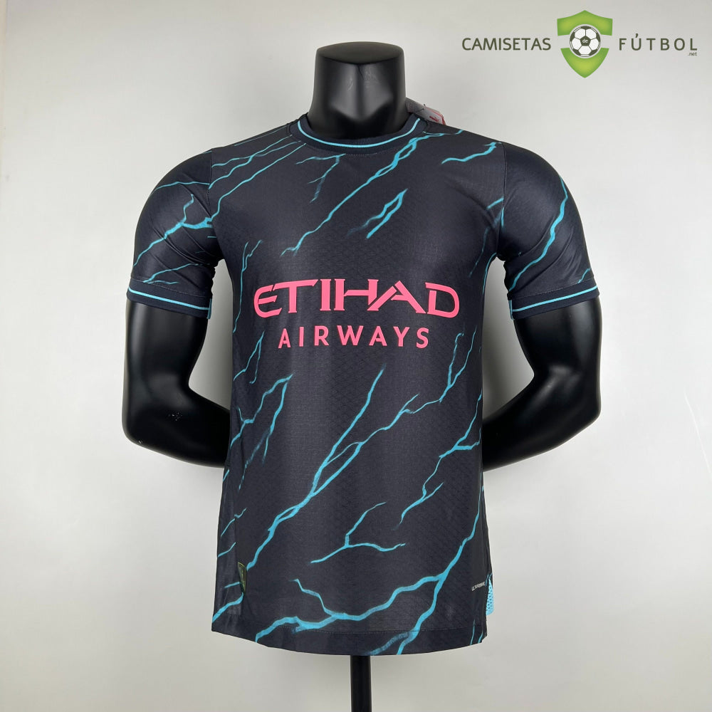 Camiseta Manchester City 23-24 3ª Equipacion (Player Version) Personalizado