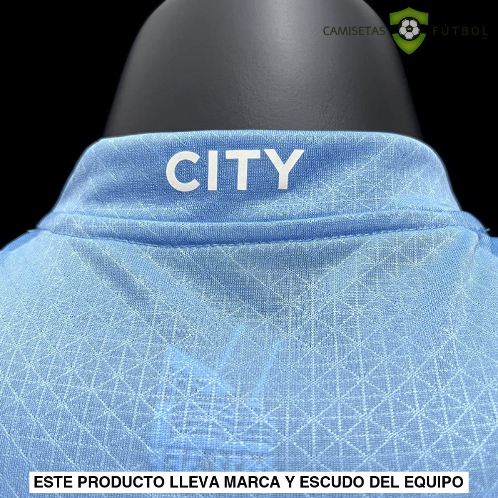 Camiseta Manchester City 23-24 Local (Player Version) Personalizado