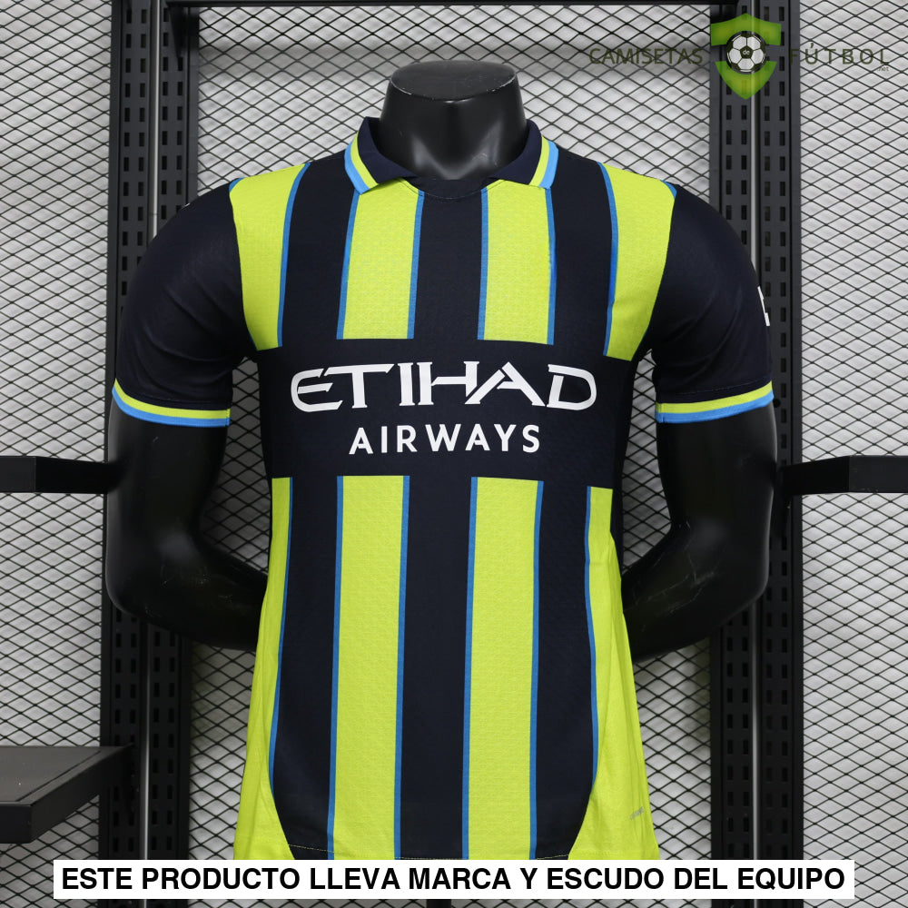 Camiseta Manchester City 24-25 Visitante (Player Version) De Futbol