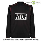 Camiseta Manchester United 07-08 Visitante Manga Larga (Versión Retro) De Futbol