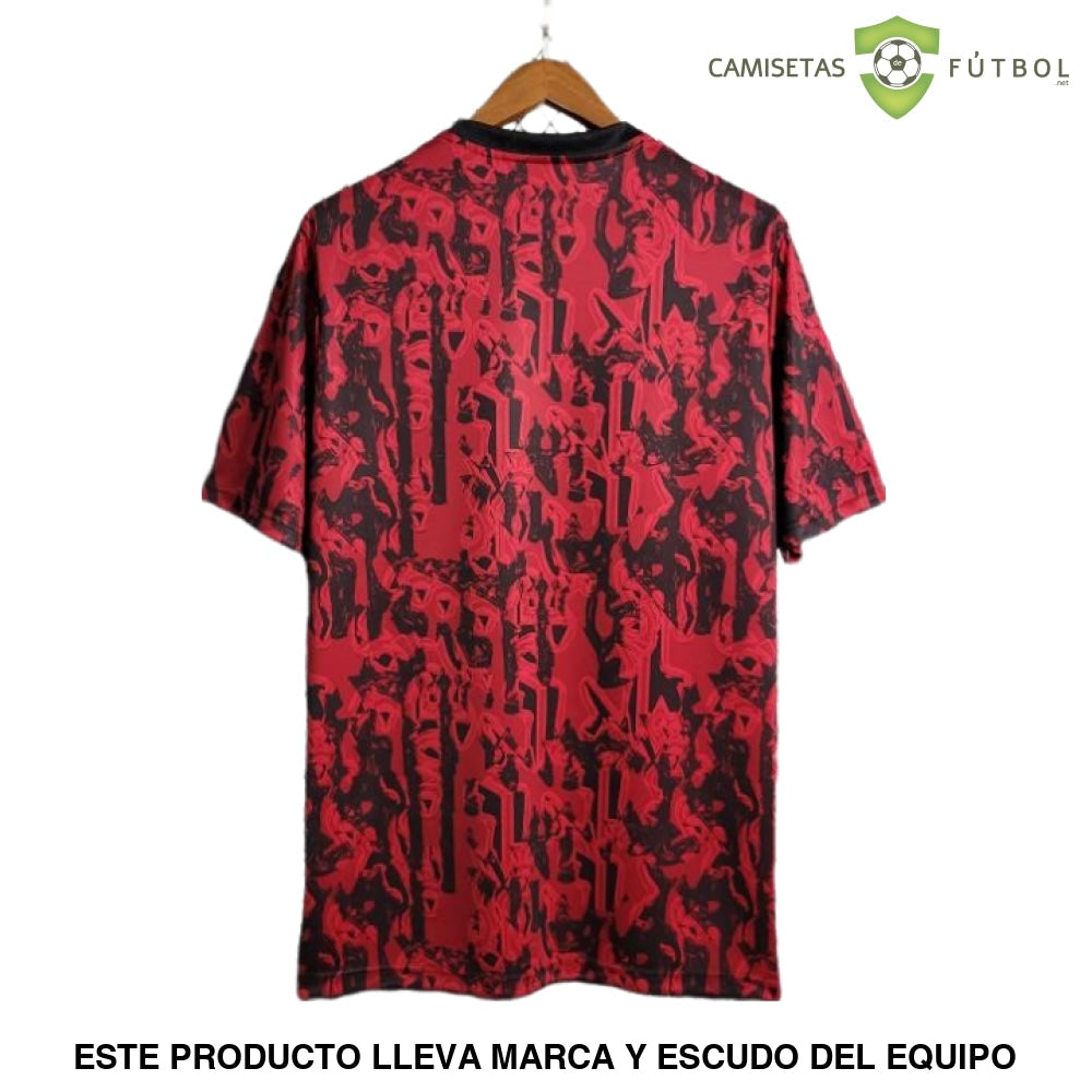 Camiseta Manchester United 23-24 Pre-Partido Rojo Personalizado