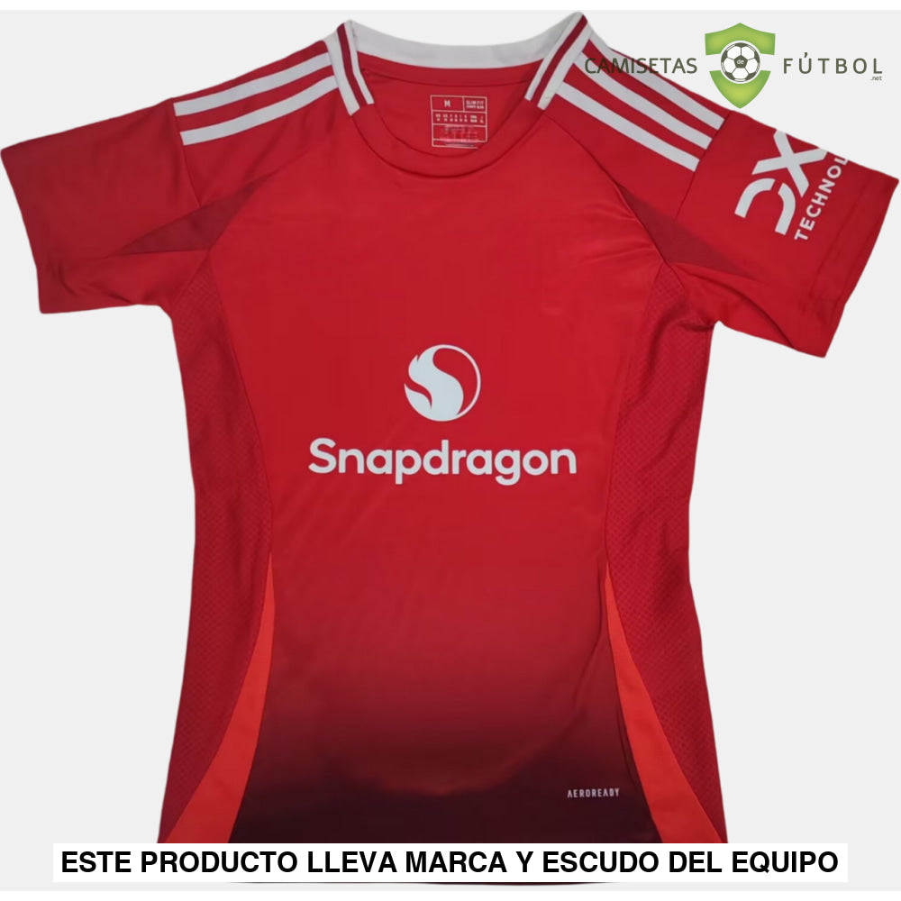 Camiseta Manchester United 24-25 Local Femenina De Futbol