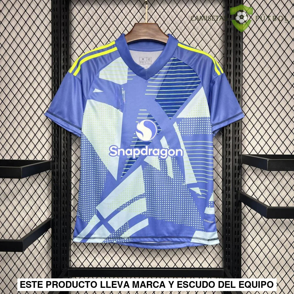 Camiseta Manchester United 24-25 Portero Azul De Futbol