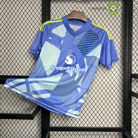 Maglia Manchester United 24-25 Portiere blu da calcio