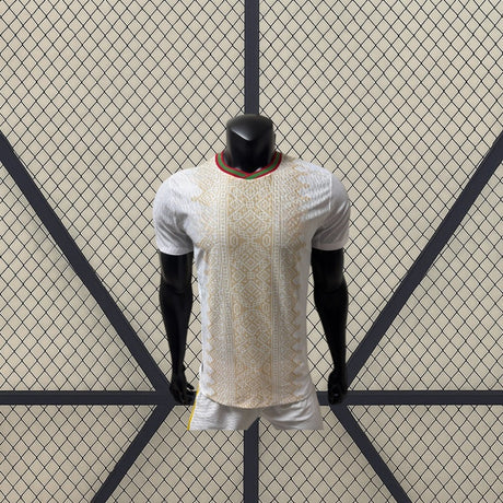 Maglia Marocco 26-27 Away Player Mondiali 2026 vista frontal en blanco