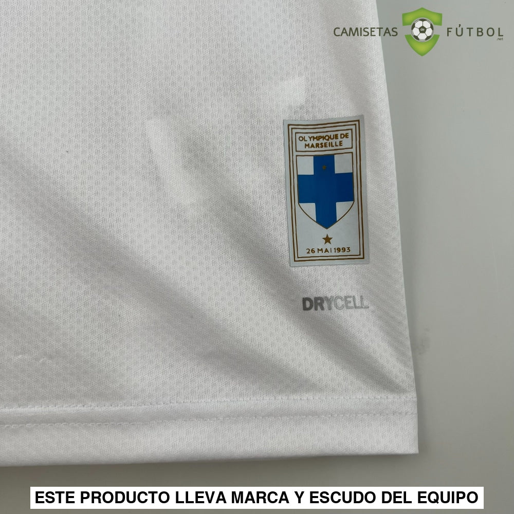 Camiseta Marseille 23-24 Edicion Conmemorativa 30 Años Ucl Personalizado