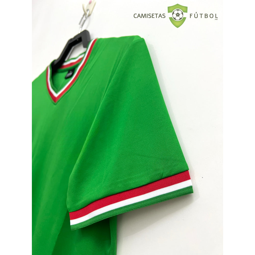 Camiseta Mexico 1970 Local (Versión Retro) De Futbol