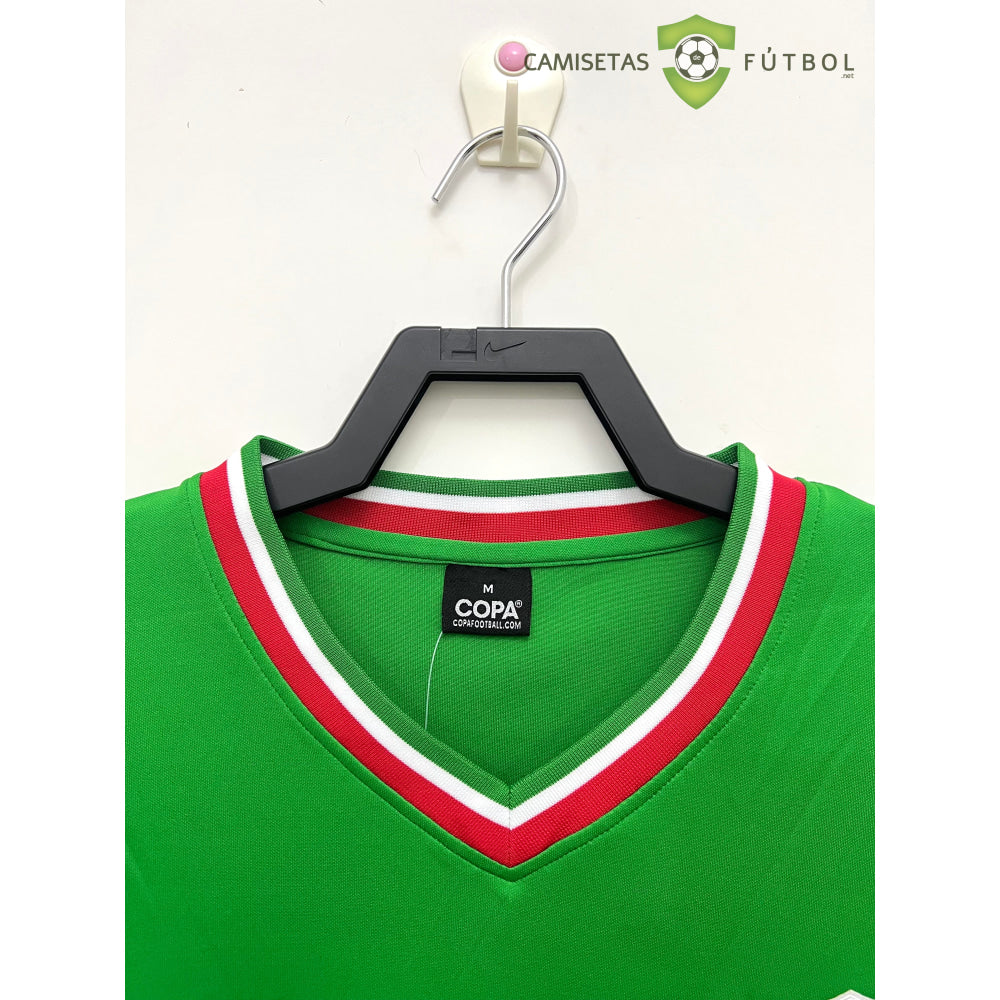 Camiseta Mexico 1970 Local (Versión Retro) De Futbol