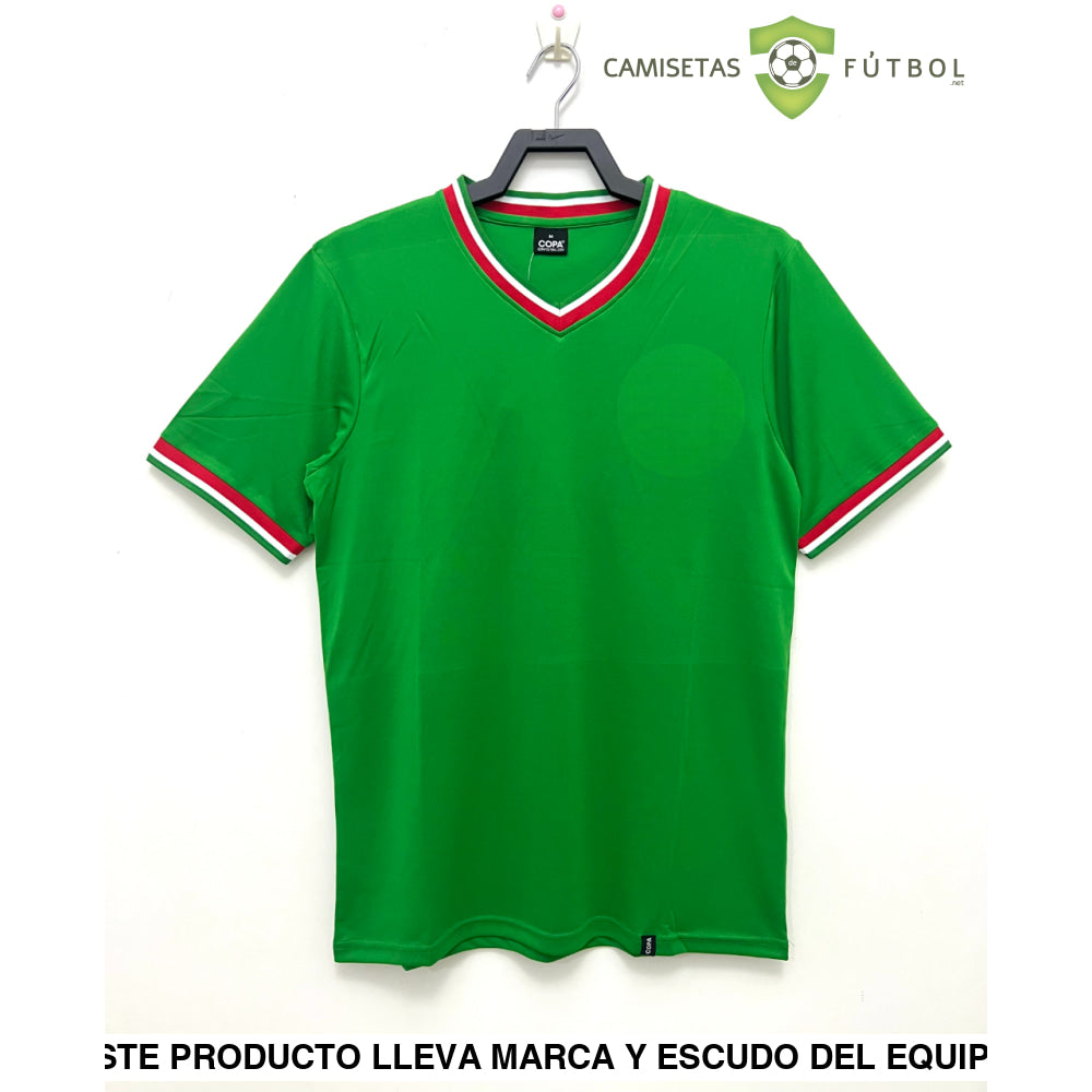 Camiseta Mexico 1970 Local (Versión Retro) De Futbol