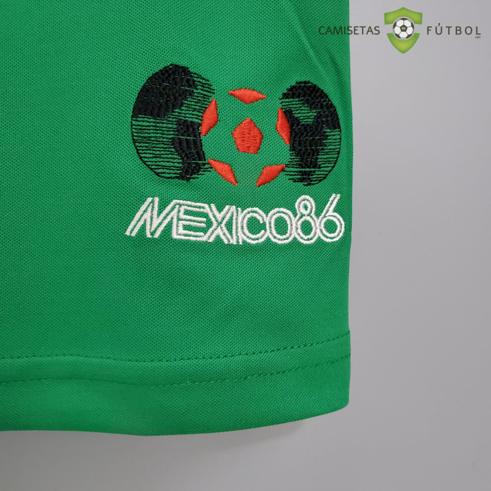 Camiseta Mexico 1986 Local (Versión Retro) De Futbol