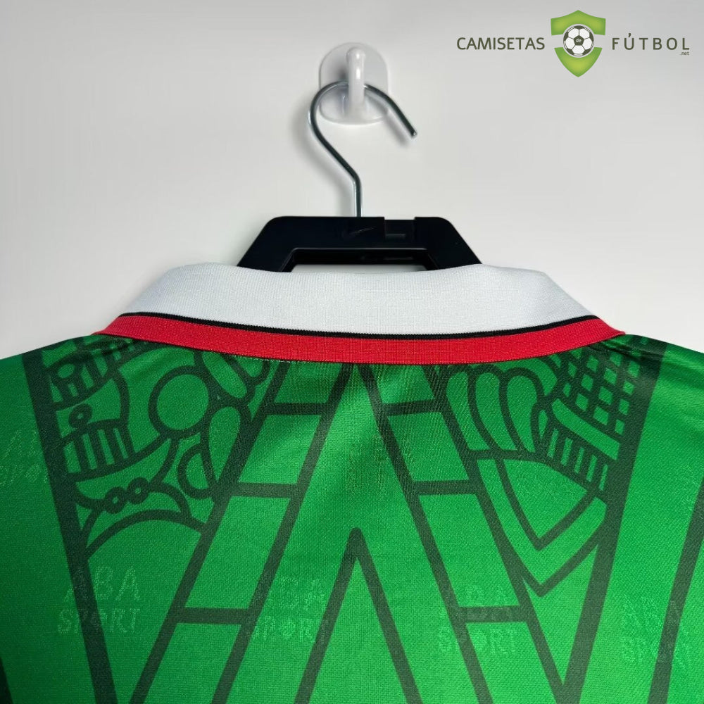 Camiseta Mexico 1998 Local (Versión Retro) De Futbol