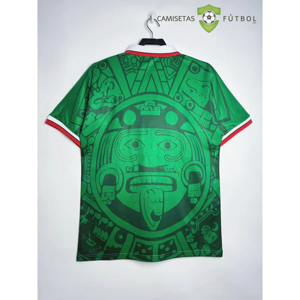 Camiseta Mexico 1998 Local (Versión Retro) De Futbol