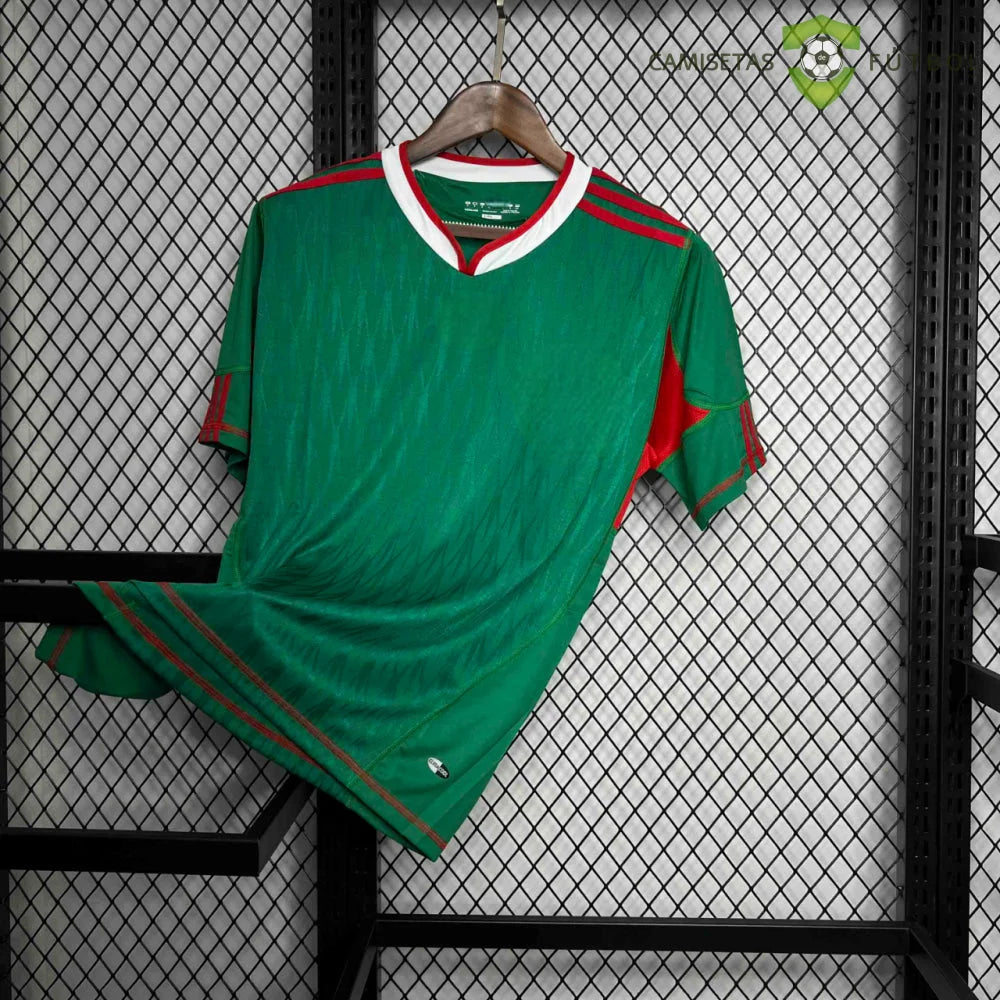 Camiseta Mexico 2010 Local (Versión Retro) De Futbol