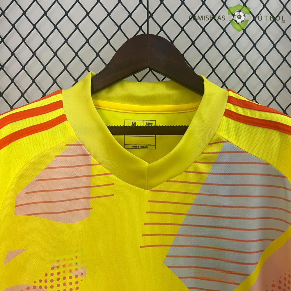 Camiseta Mexico 24-25 Portero Amarillo De Futbol