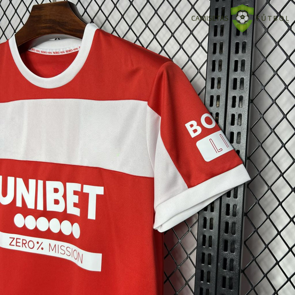 Camiseta Middlesbrough 24-25 Local De Futbol