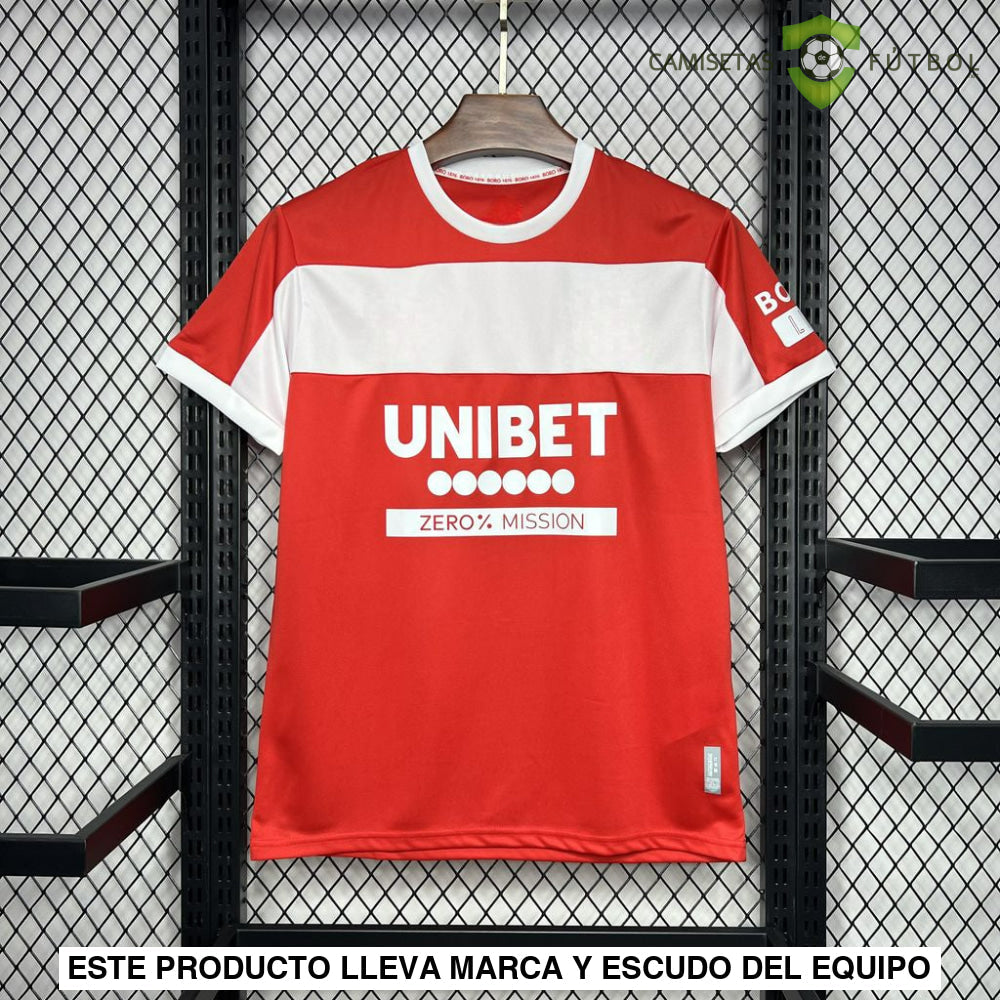 Camiseta Middlesbrough 24-25 Local De Futbol